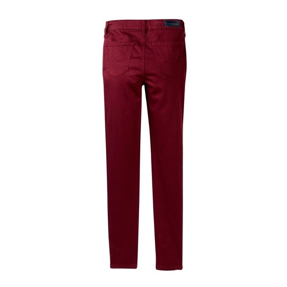 AG Adriano Goldschmied Girls Pants 8 Twiggy Luxe Super Skinny Red Jeans Holiday - Picture 2 of 2